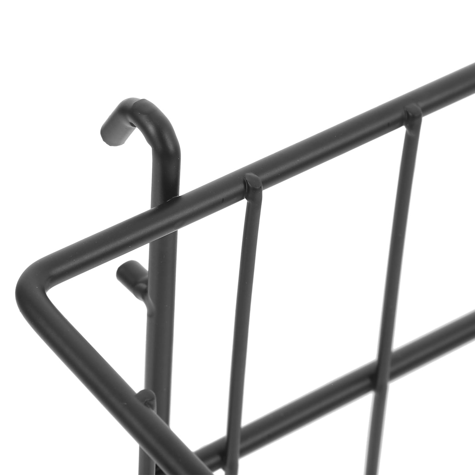 Cestas de Almacenamiento para Panel Perforado sin Taladro Organizador Metálico Negro Grande Cesta de Hierro para Garaje Cocina y Oficina Accesorios para Rack de Pared