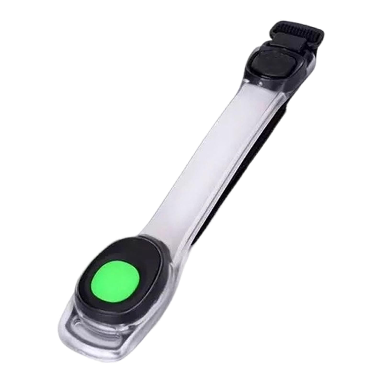 QIAOLIDA LED Wearable Armband Reflective Silicones Wristband With Bright Flashing Light For Night Outdoor Activity