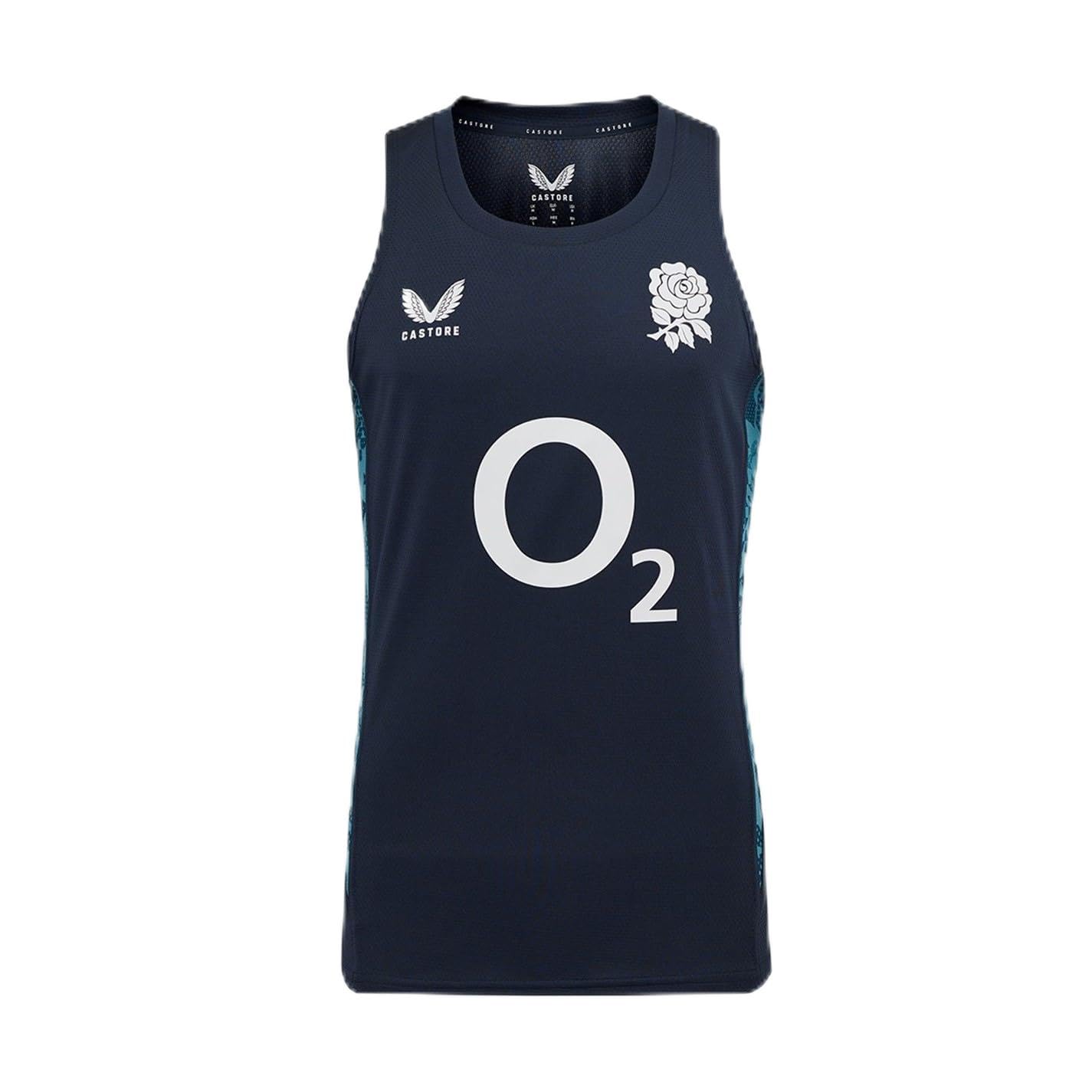 Castore Men's England Performance Sleeveless Singlet 2025 Adults - Ink/Storm - L