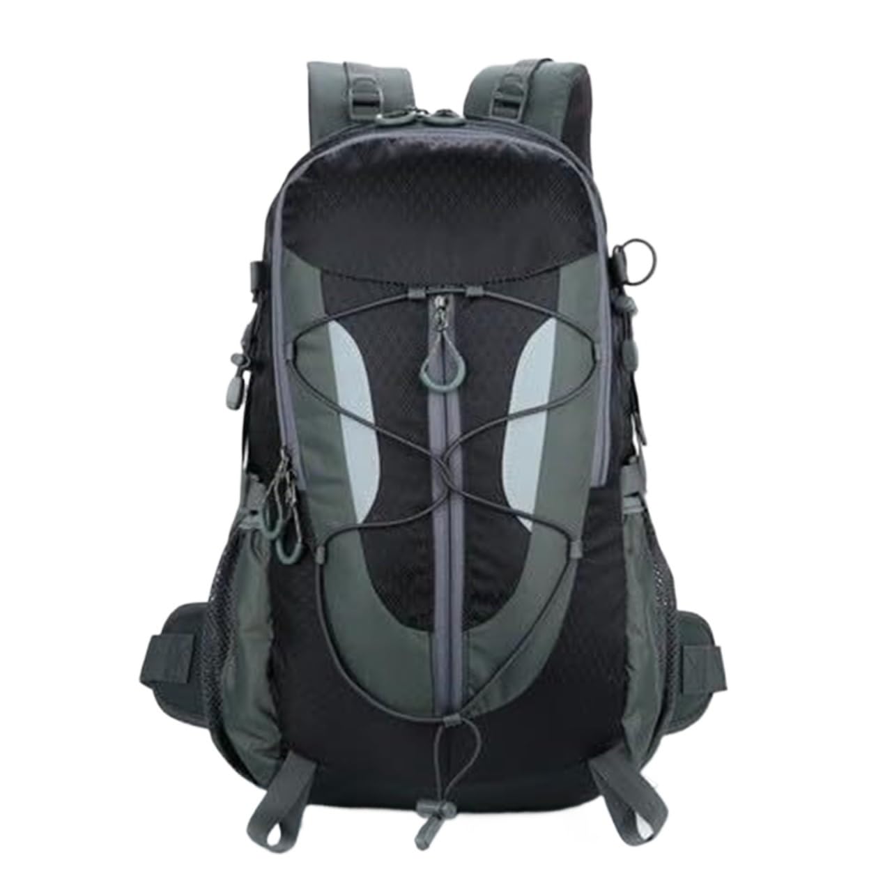 Zaino Trekking Zaino da Campeggio 30L Leggero da Trekking per Uomo E Donna, Borsa da Alpinismo All'aperto Zaino da Viaggio(Black)