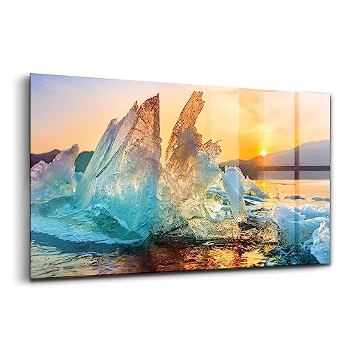 Verre d'art pour l'intérieur Wallfluent tableau de prestige 100x50cm