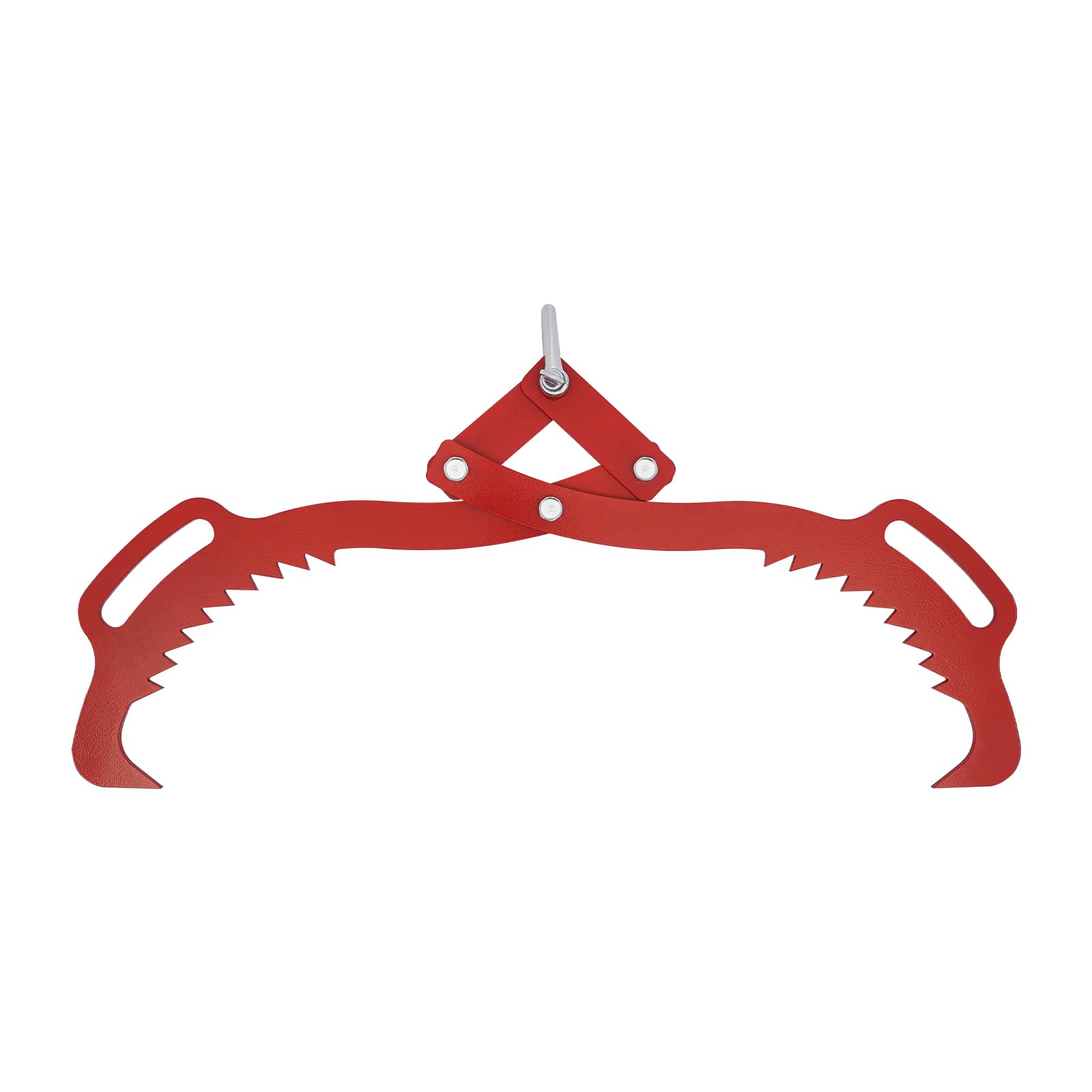 Alicates de elevación de madera de 30 pulgadas, pinzas de madera para troncos de árboles, pinzas para madera, pinzas para madera, pinzas para madera, 1000 kg (rojo)