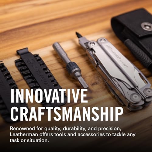 Image of LEATHERMAN, Bit Driver Extender Add-on Accessory for Multi-Tools, Silver