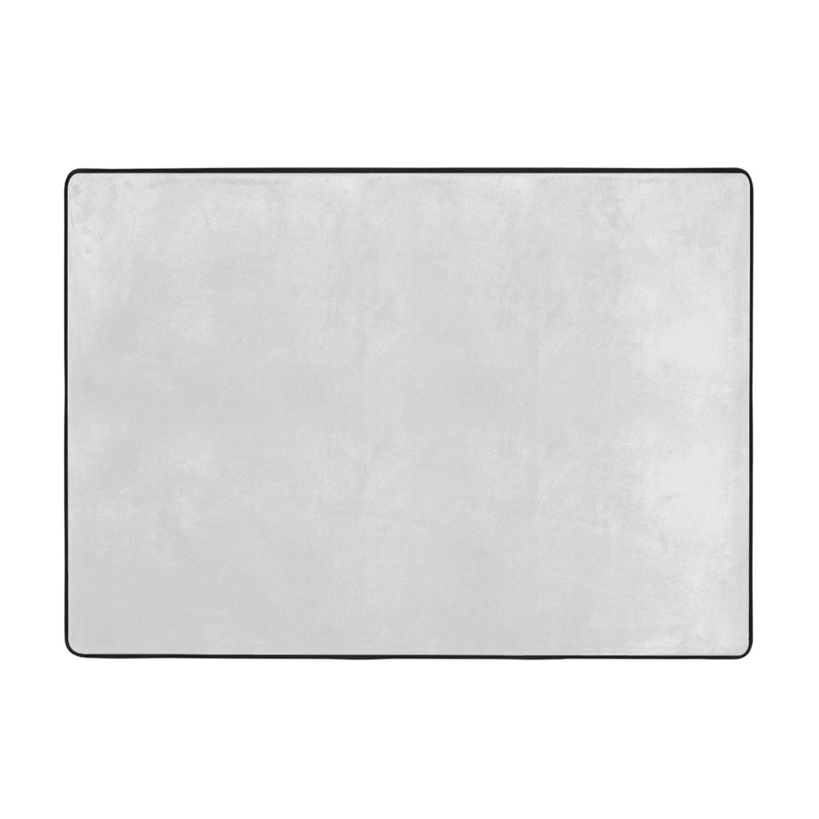 Tapis imprimé gris de salon grand format pour bureau et table basse