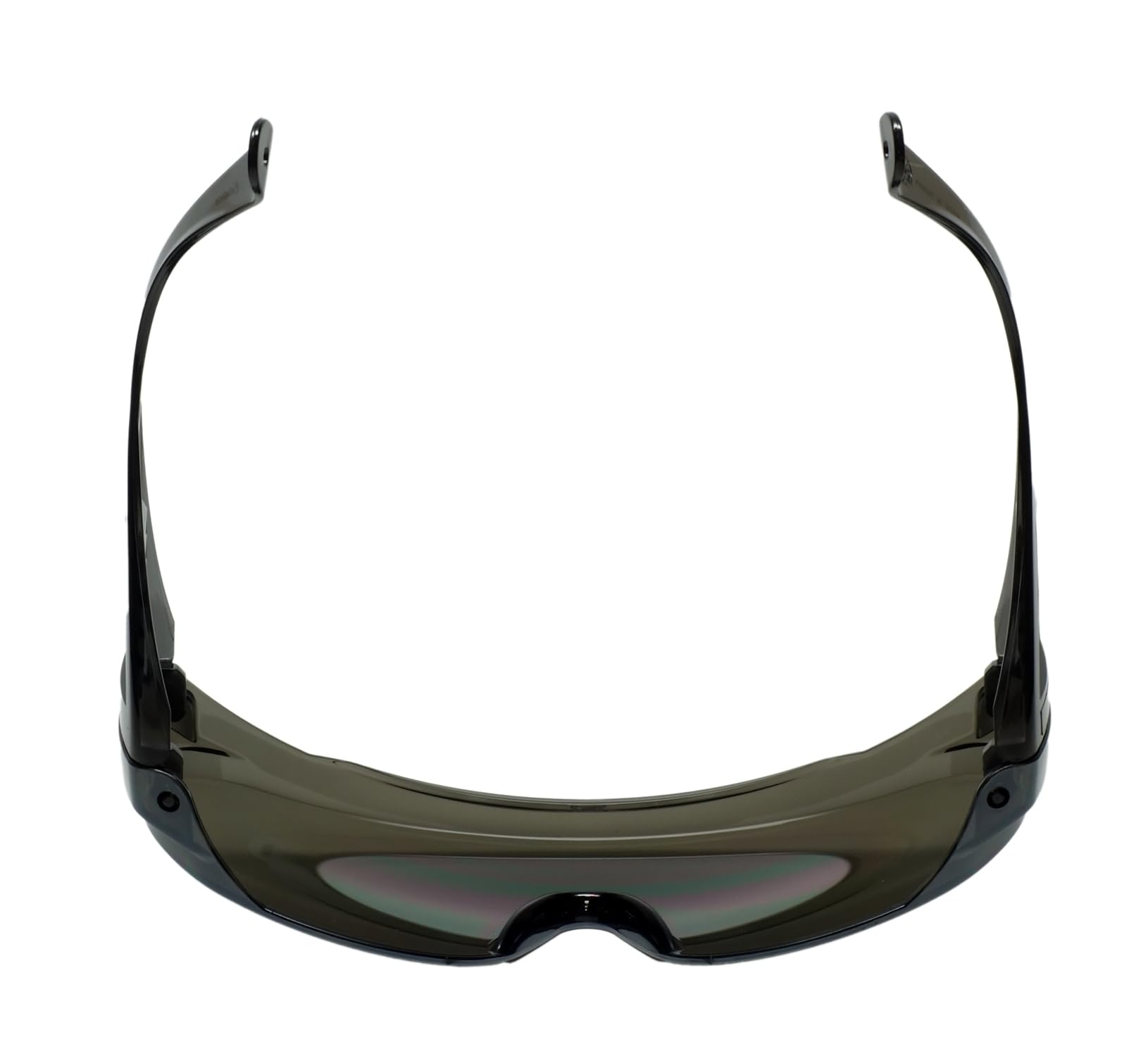 Calabria 1003 Szerokie dopasowane okulary ochronne UV w Silver Mirror by Calabria