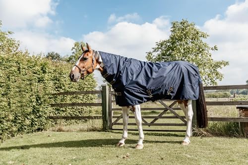 Kentucky - Winterdecke Allwetter Quick Dry Fleece - Mit Hals - Dunkelblau - 140/191