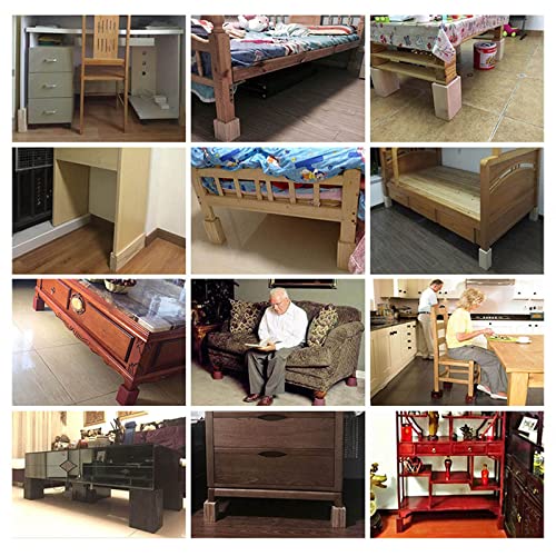 Patas de madera maciza para gabinetes: soporte cuadrado y resistente para tus muebles 7