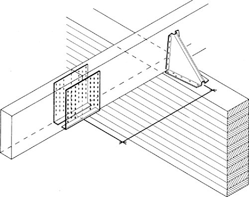 Simpson GERW260-B Gerberverbinder GERW 260-B feuerverzinkt mit Zulassung