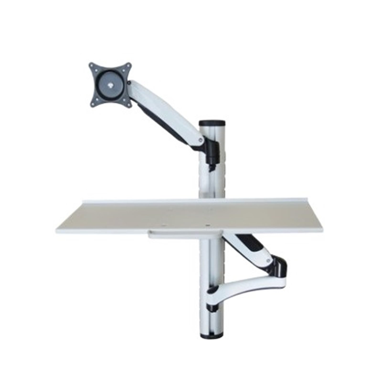 SaryEdge Monitor Stand with Keyboard Standing Office Computer Universal Rotating Engineering Equipment Wall Mount WS02,WS02,WS02