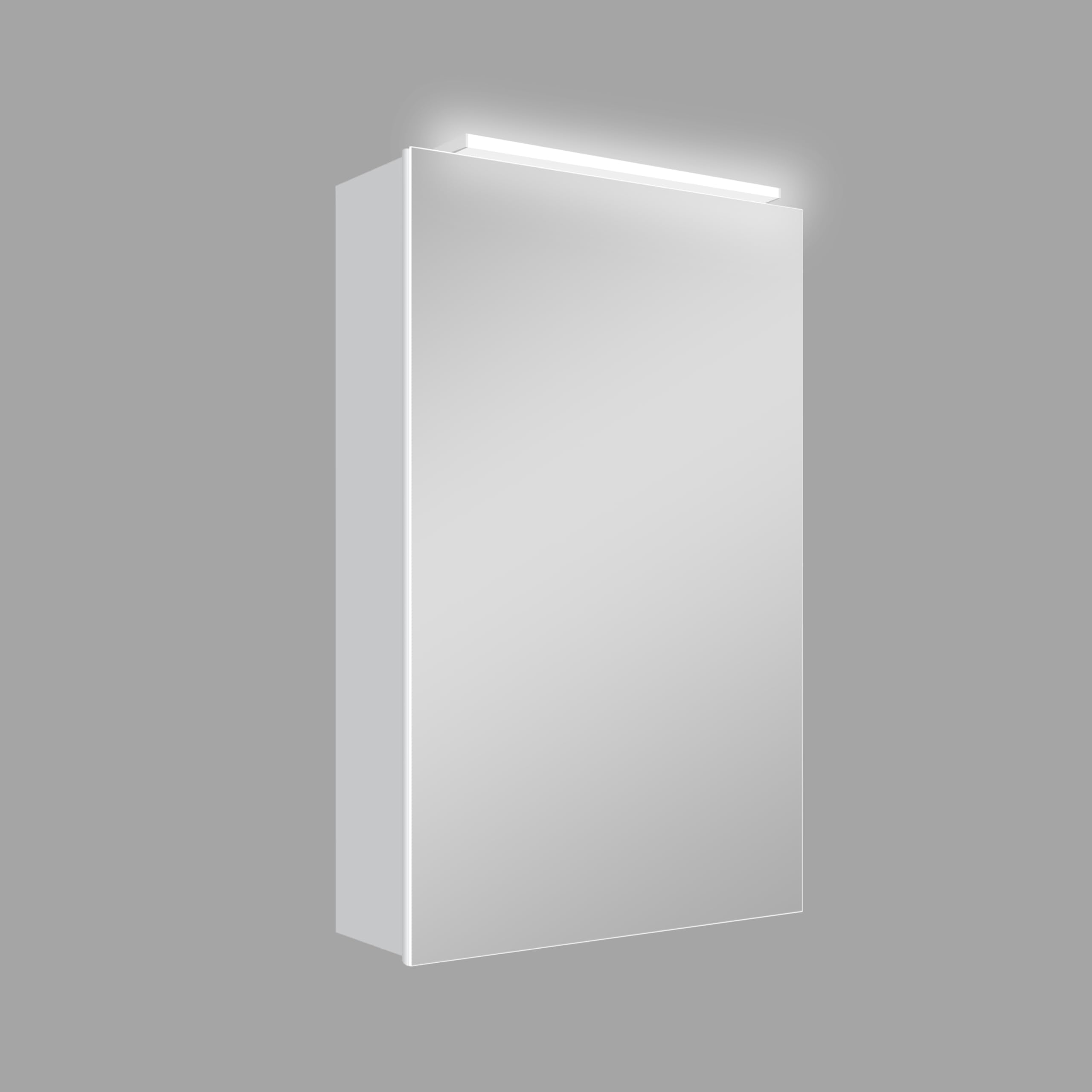 Talos Mirage szafka łazienkowa z lustrem 40 x 60 cm – szafka łazienkowa z oświetleniem LED – wysokiej jakości korpus aluminiowy – szafka łazienkowa z lustrem o neutralnym białym kolorze światła