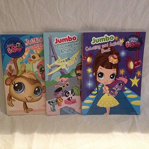 Amazon.com: Littlest Pet Shop Jumbo Coloring & Activity Book : Toys & Games