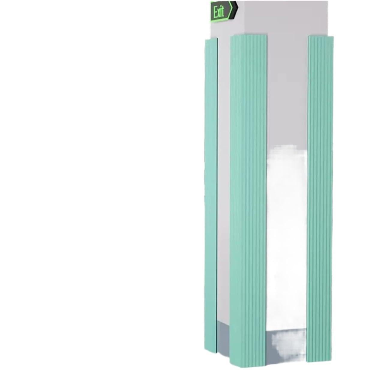Protection d'angle de stationnement ou de mur en mousse verte 2m pour box de garage, 5pcs