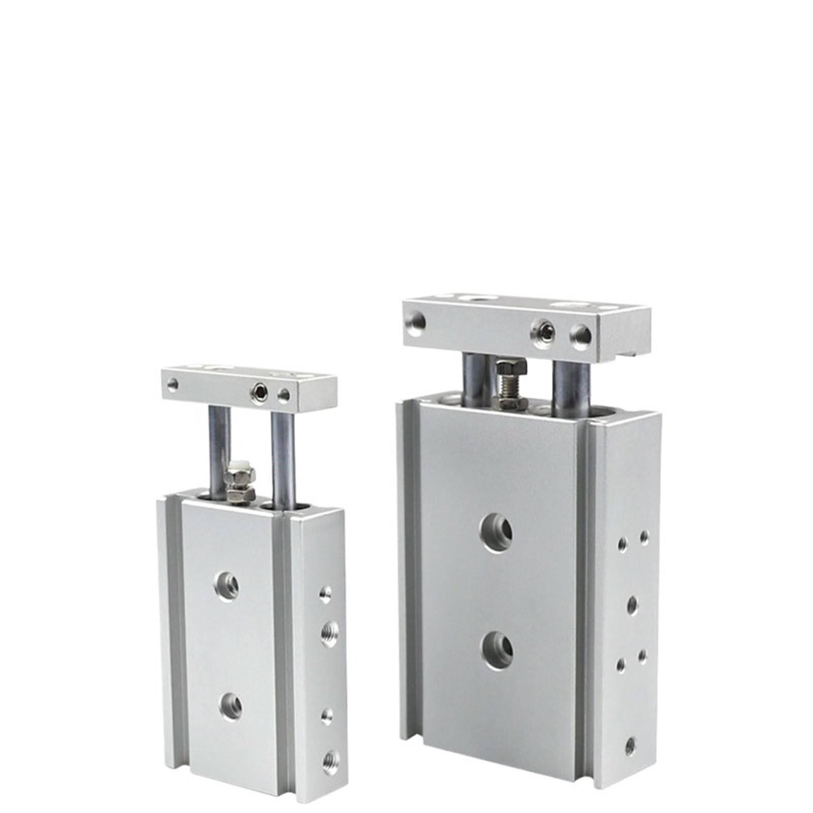mXCDtRptJ 1pcs type Dual Cylinder CXSM10 Slide bearing air pneumatic cylinder Built-in magnet CXSM10-10 CXSM10-50 CXSM10-100 CXSM10-40(CXSM10-50)