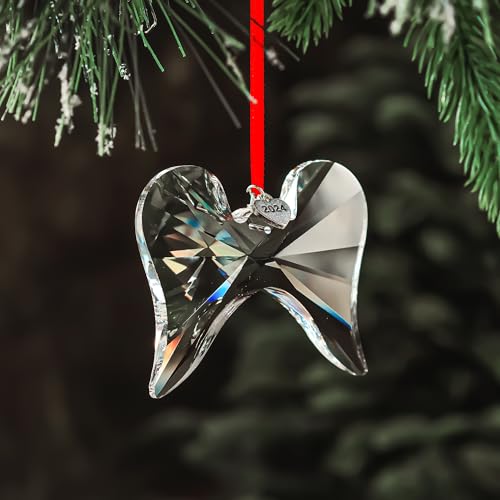 KANPURA Crystal Angel Wings With 2026 Heart Style Engraving Ornaments Hanging Ornament Gifts for Family - Image 4
