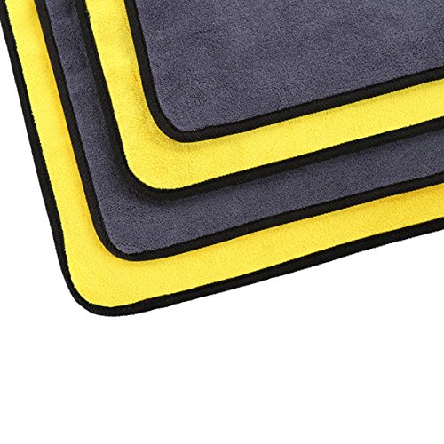Softbatfy SFCT001 Ultrasoft, Large, Thick And Quick Drying Car Microfiber Cleaning Towel 800Gsm Polishing Waxing Auto Detailing Towel Cloth thumb #2