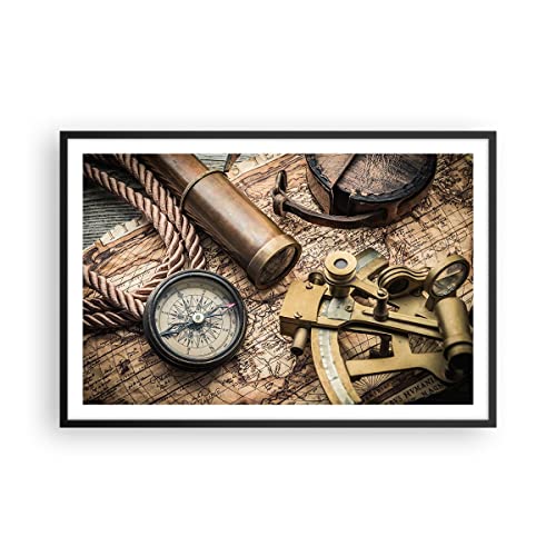 Poster Schwarzrahmen Kompass Kompass Karte Deko 91x61cm Wandposter Art Prints Wandbilder Dekoration Wohnzimmer Schlafzimmer Küche Wanddeko Bild Wand Kunstdruck Modern Wall Art Decor P2BAA91x61-3730 Poster Schwarzrahmen Kompass Kompass Karte Deko 91x61cm Wandposter Art Prints Wandbilder Dekoration Wohnzimmer Schlafzimmer Küche Wanddeko Bild Wand Kunstdruck Modern Wall Art Decor P2BAA91x61-3730