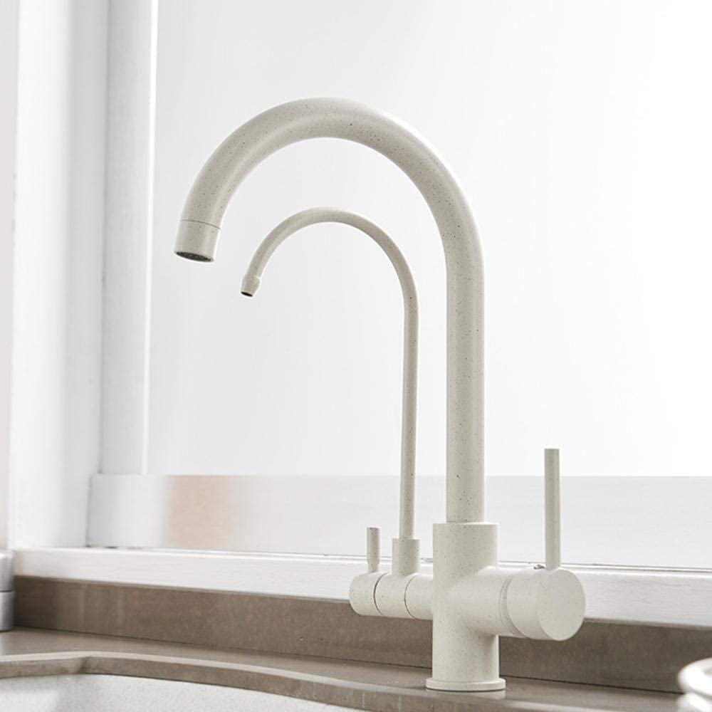 Robinet de cuisine noir rotatif idéal pour simplifier la vaisselle au quotidien