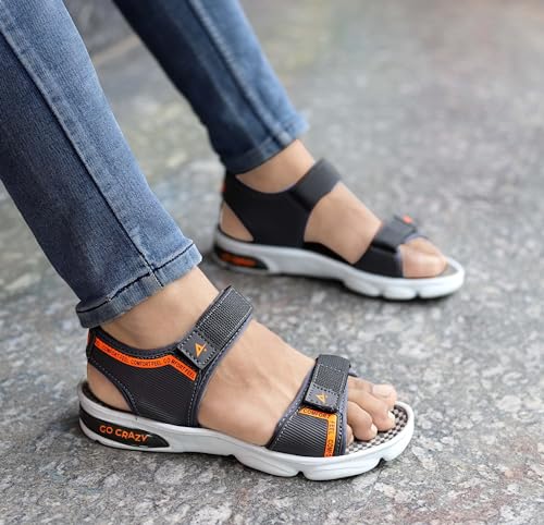 Image of AADI Men's Synthetic Leather Outdoor Casual Sandals & Floaters