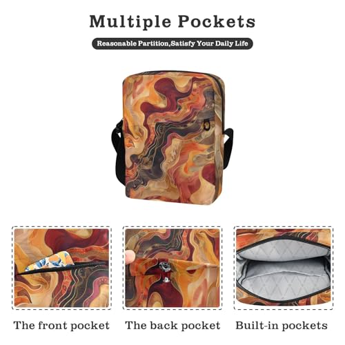 Watercolor messenger bag for women Shoulder Bag For Woman Casual Everyday Purse Adjustable Strap for outdoor sports Outdoor Daily2