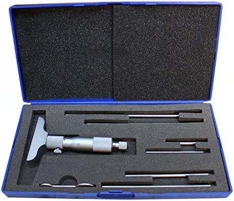 DEPTH MICROMETER Range 0 - 6" Toolmaking Milling Hardened Measuring Gage 0.001"