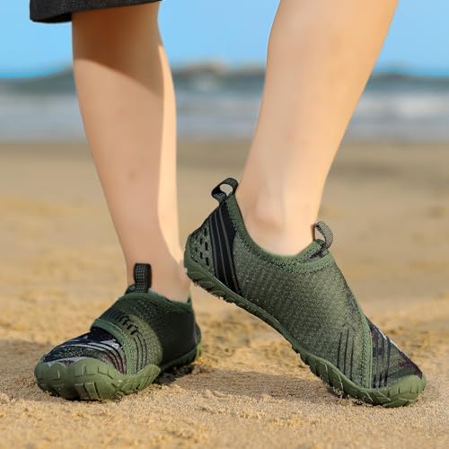 Image of UBFEN Kids Water Shoes for Boys Girls Quick-Dry Swim Aqua Socks | Lightweight, Barefoot-style, Perfect for Water parks, Beach, Pool, Kayak, Creek Hiking, Camping, Toddler, Little Kid, Big Kid