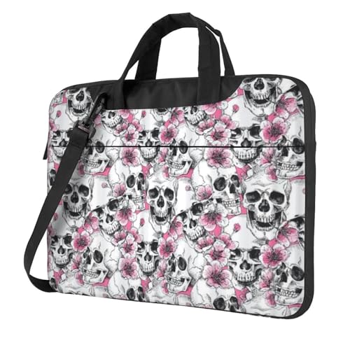 Sac pour ordinateur portable imprimé cochon fleur viol fini les rayures en déplacement