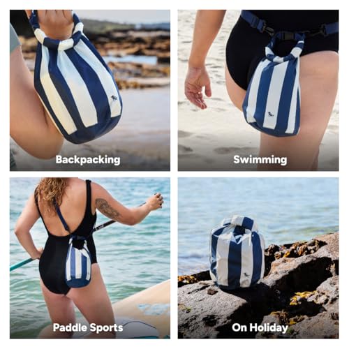 Dock & Bay Small Waterproof Dry Bag - 5L, Bolsa seca impermeable IP66, ligera - Wish You Were Here miniatura 4