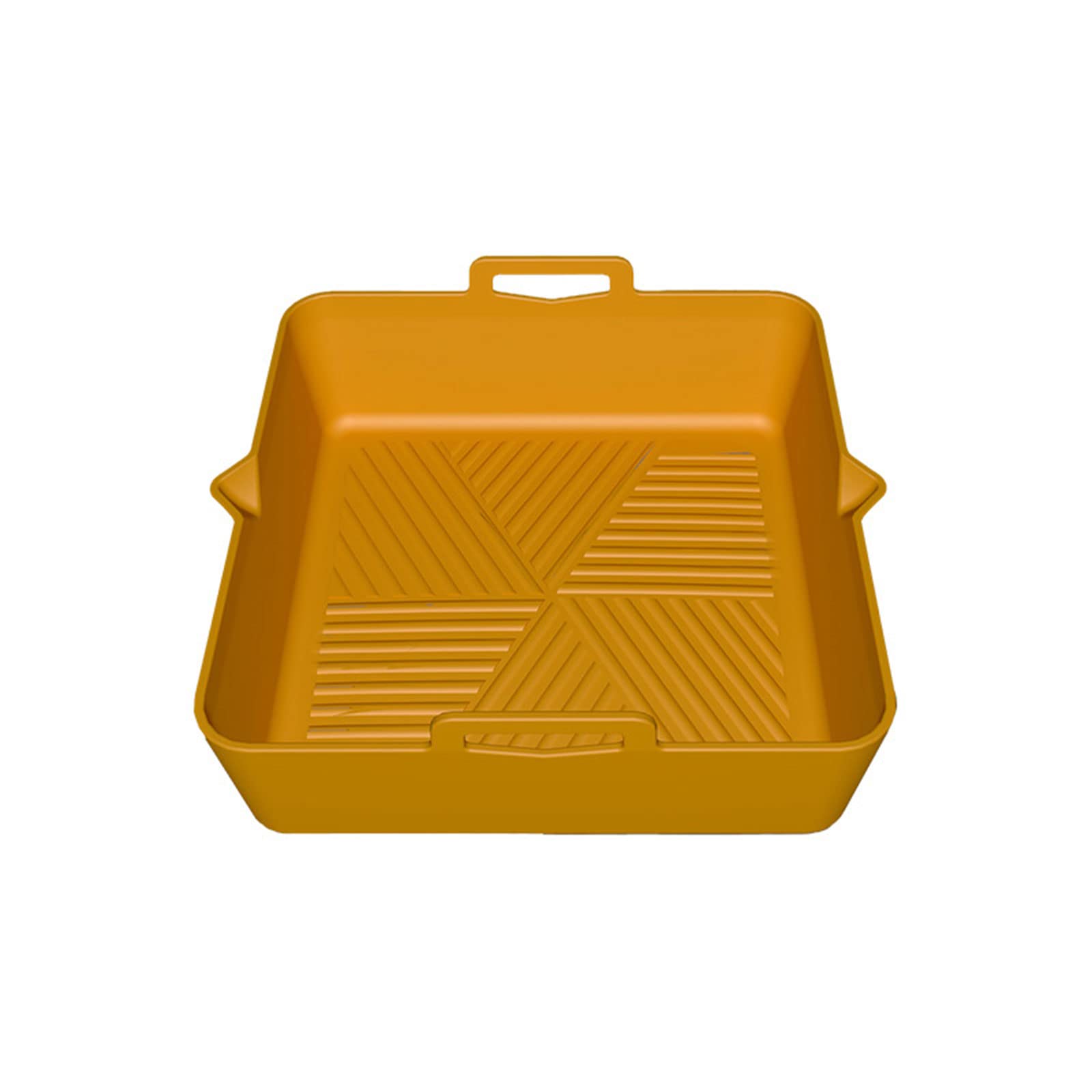 Cestello In Acciaio Inox Per Friggitrice Ad Aria, 20,5x20,5x6,5 Cm, Con Manico, Accessorio Per Cottura Al Vapore E Frittura, Adatto A Snack E Pollo