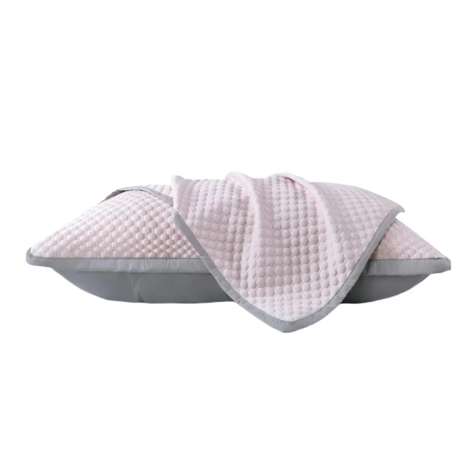 Silk Pillowcase Ice Silk Bean Pillow Cover 48x74cm Cooling Summer Solid Color Breathable Pillowcase Cover Only Machine Washable