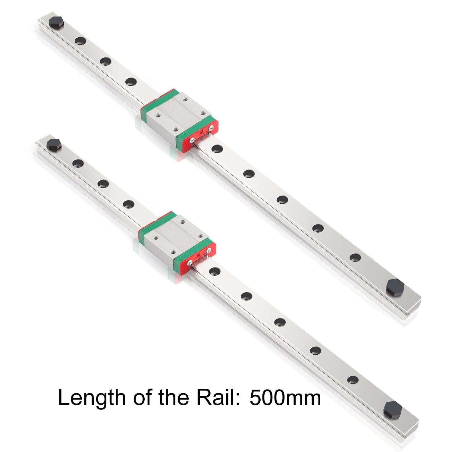 MGN12H 500MM guía lineal carril para impresora 3D CNC (2 unidades)