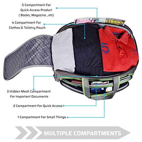 Buy Murano Odyssey 24 inch Polyester Lightweight Duffel Bag with Roller