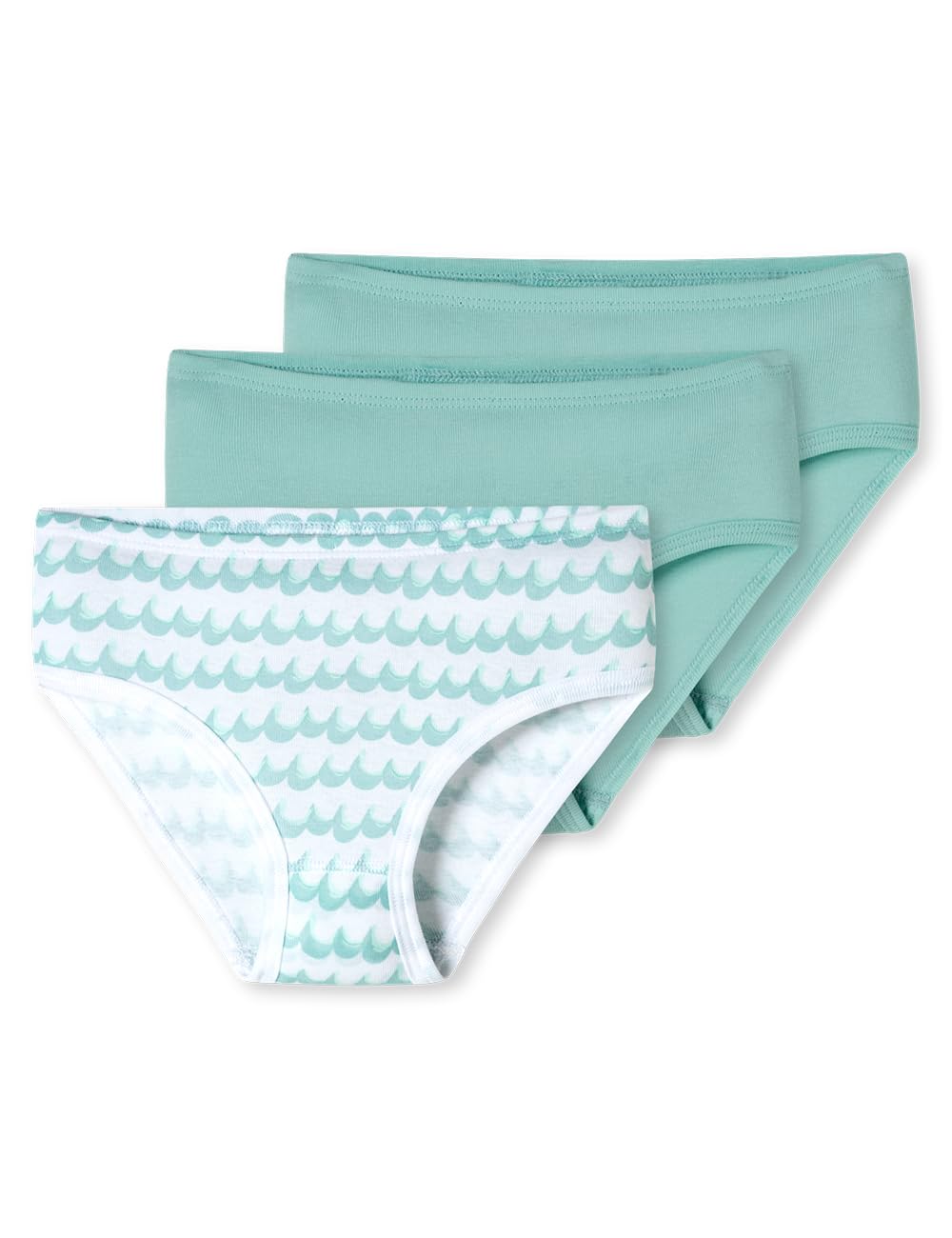 Schiesser Mädchen 3 Pack Slips Unterwäsche Feinripp - Größe 92 bis 140