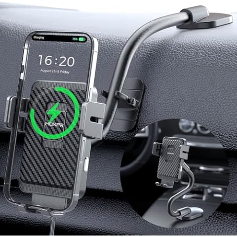 MOKPR Gooseneck Wireless Car Charger Cover