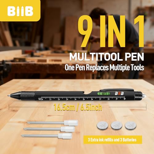 BIIB 9-in-1 Multitool Pen