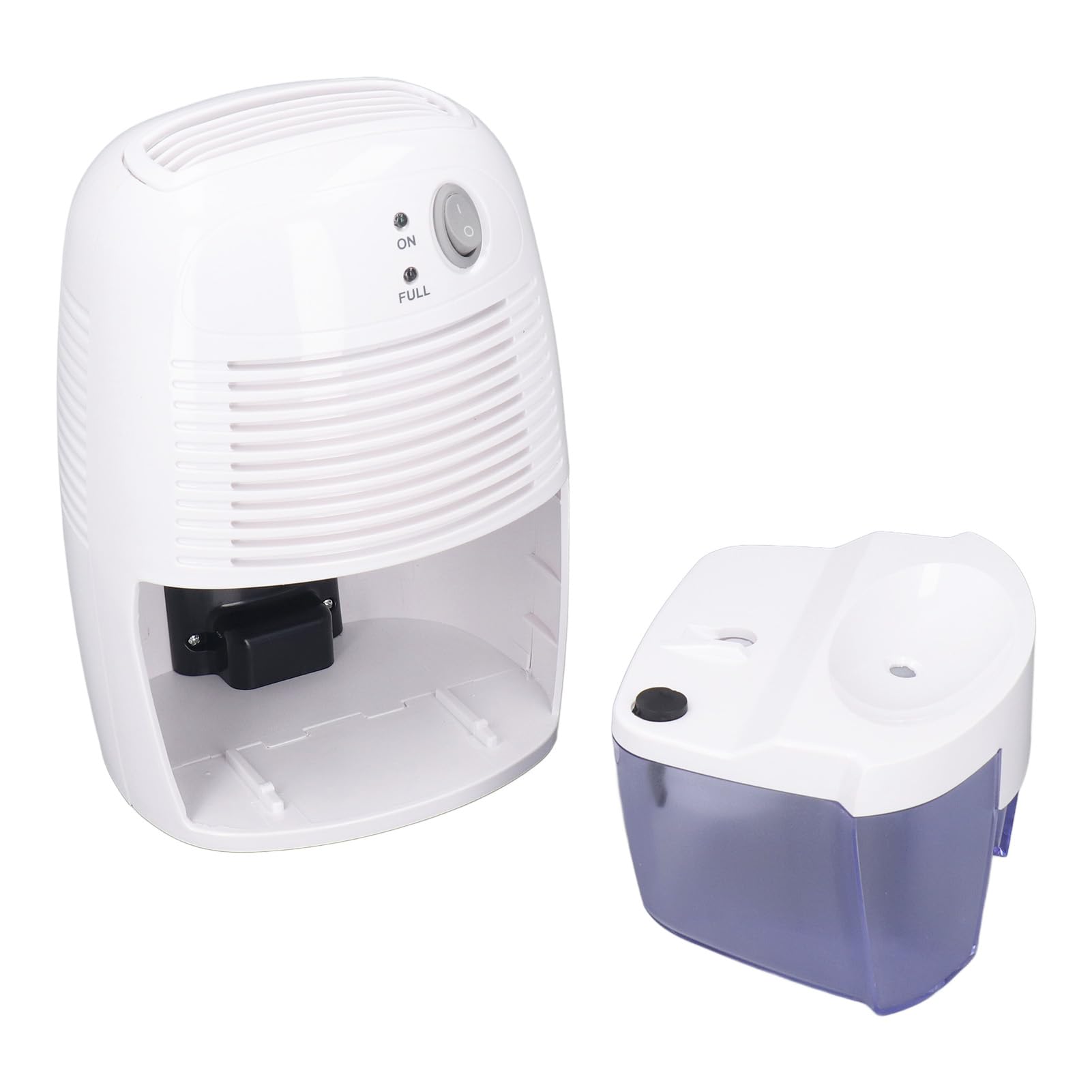 Déshumidificateur Mini USB, Contrôle Intelligent Arrêt Automatique, Silencieux pour Chambre Bureau, Réservoir 500 ml, Idéal Maison Camping Car Salle de Bain Armoire
