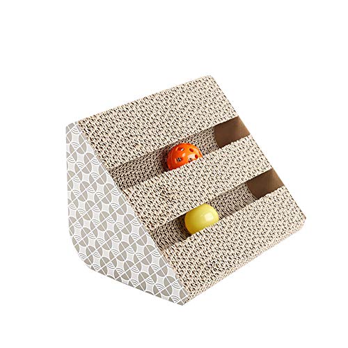 Cicilin Arranhador de gato, divertido de gato, arranhador, cartão, brinquedo de garra de gato com er