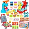 Jovicos Dough Tools and Cutters, Dough Tools Noodle Burger Ice Cream Maker Machine Accessories Set, Kitchen Creations Dough Tools Sets for Kids, Modelling Clay Set, Educational Toy Gift for Kids