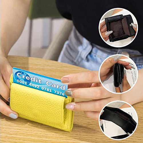 Wallet, Long Wallet,Womens Wallet,Money Clip Wallet,New Unisex Anti-Credit Card Fraud Folding Mini Wallet, Women's Foldable Short Wallet, Vegan Mini Wallet for Women,(J)2