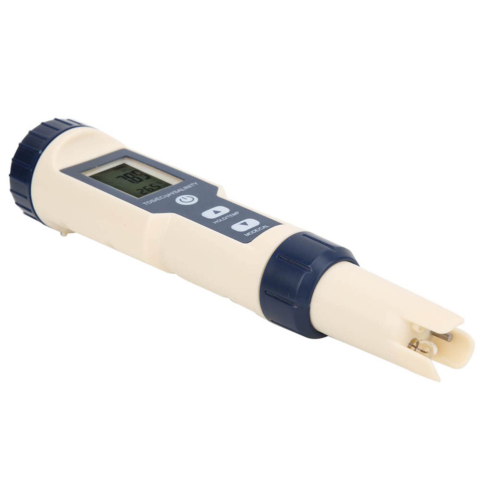 デジタル水質検査器 5 in 1 デジタル水質検出器 PH/EC/TDS/塩分/温度検査メーター多機能水質テスターモニター 高精度 4 in 1 水質テスター EC/TDS【校正及び測定手順】