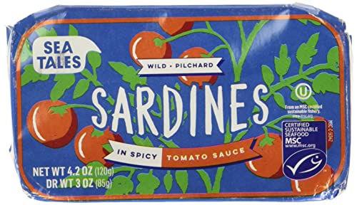 Sea Tales Sardines in Spicy Tomato Sauce, 4.2 OZ