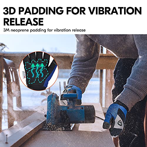 Vgo... Guanti da Lavoro Invernali Impermeabili