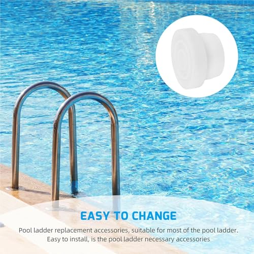 Protectores de Escalera para Piscina 4 Piezas Tapones de Goma miniatura 2