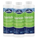 BioGuard Banish Pool Algae Preventative, 1 Quart, Pack of 3, Fast-Acting, Non-Foaming, Keeps Water Clear, Provides Effective Control of Algae Growth