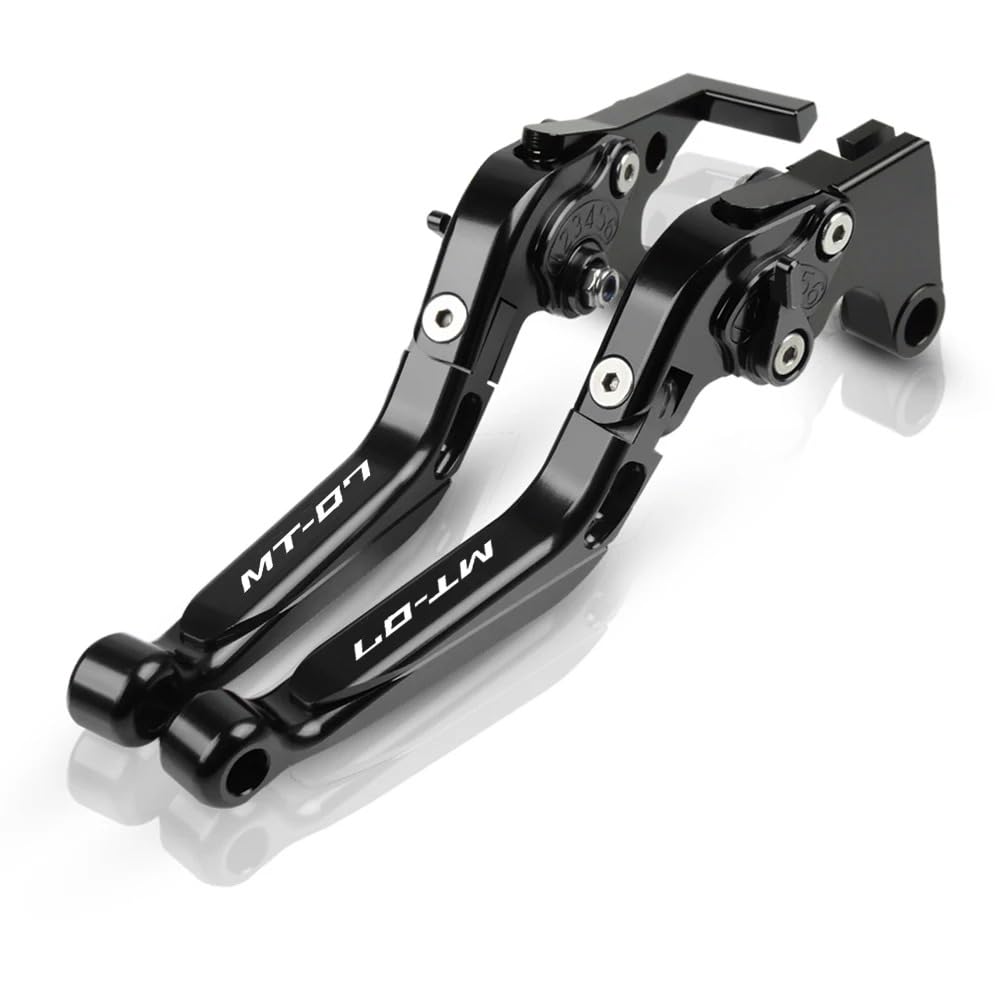 Leva Frizione Freno CNC Pieghevole Regolabile per MT07 MT 07 FZ07 2014-2021 Nero
