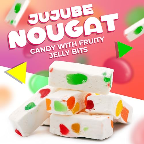 Caramelos de turrón Jujube bolsa 9 oz 25 unidades miniatura 4