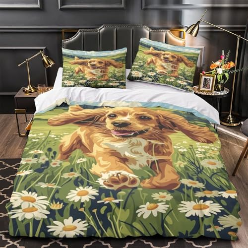 Housse de couette microfibre cocker pour une chambre cosy et douce - 4