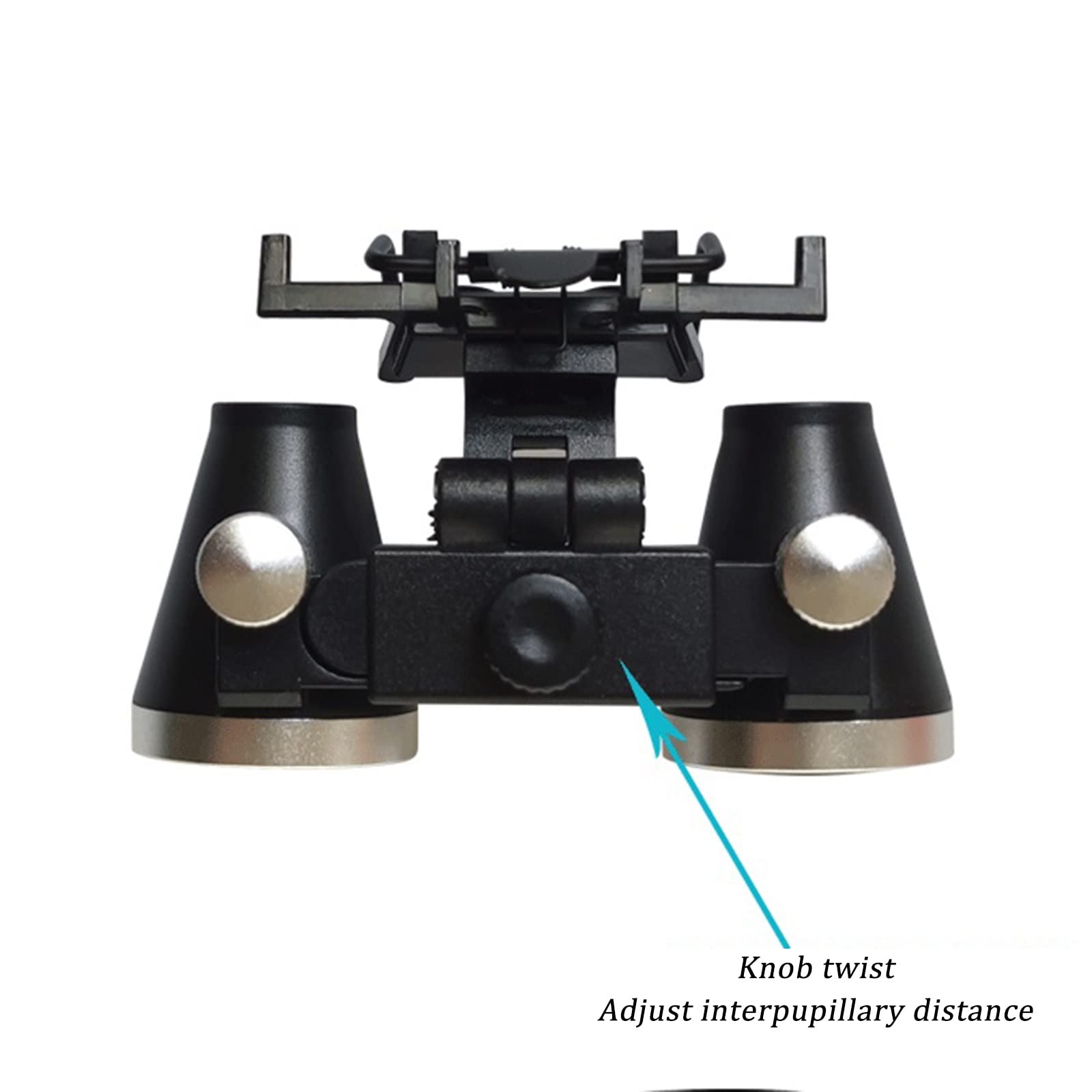 YZJJ Loupe Frontale Mains Libres – 3 Lentilles Interchangeables 1.5x/2x/2.5x – 2 Lumières LED Rechargeables USB – Idéale Lecture Et Loisirs