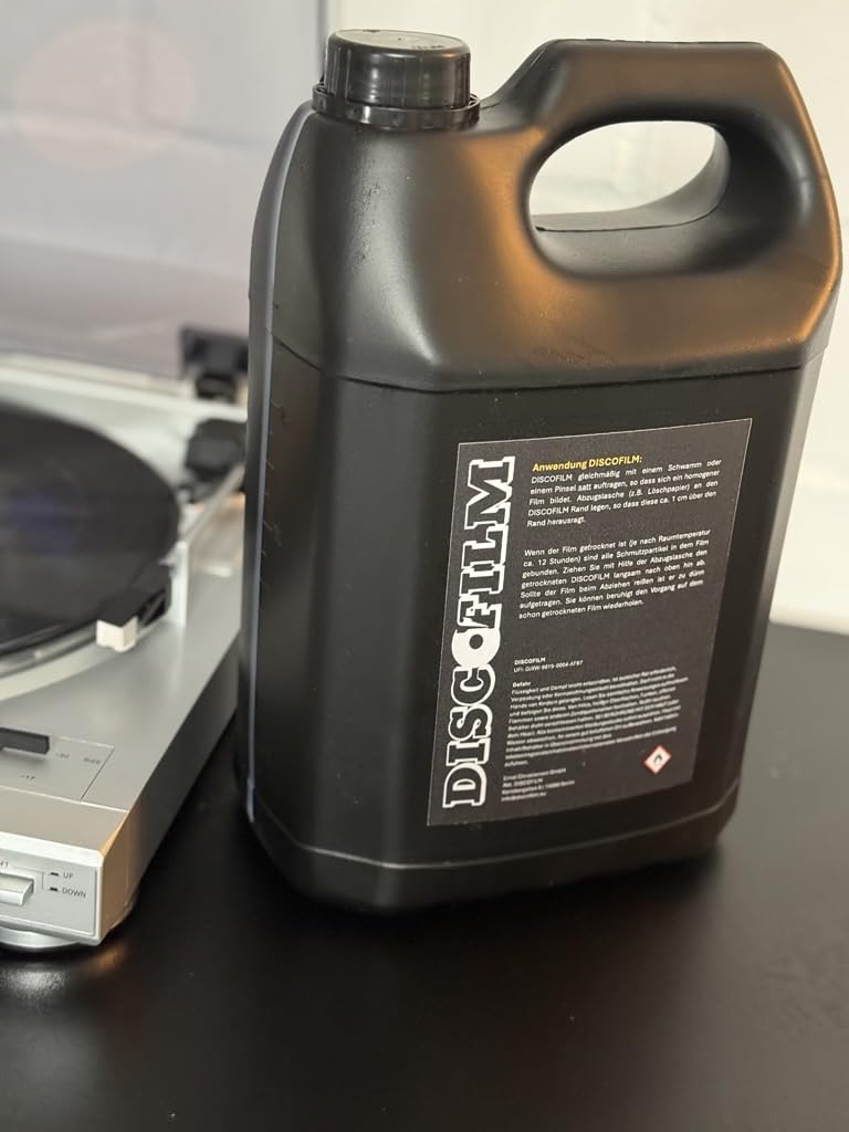Schallplattenreiniger 5 L – Professionelle Reinigungsflüssigkeit für Vinyl, LPs & Singles – Antistatisch, Rückstandsfrei, Tiefenwirksam – Made in Germany