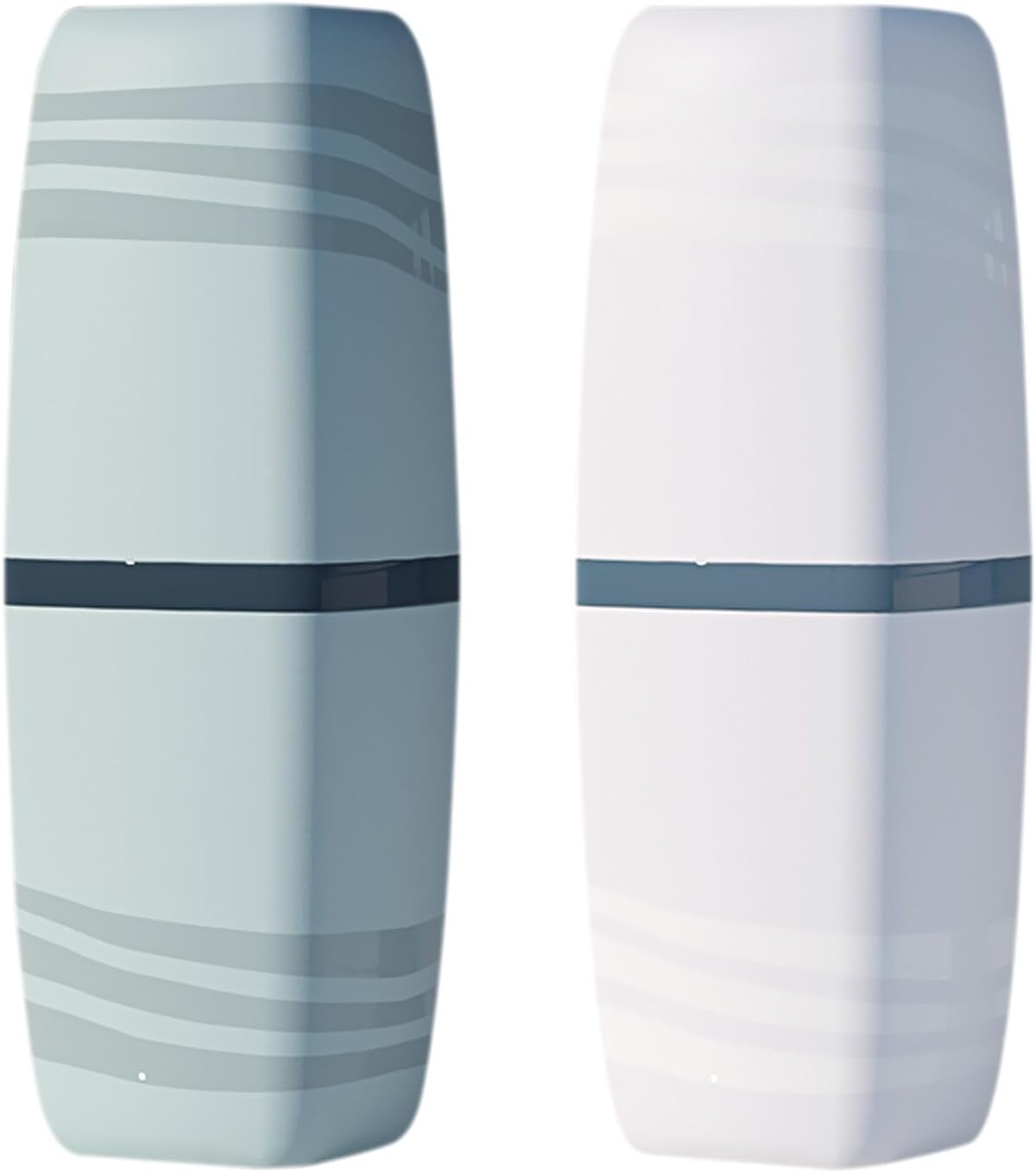 Portaspazzolino Da Viaggio - Set Di 4 Astucci Igienici Con Fori Di Drenaggio Per Famiglia - Foto 13