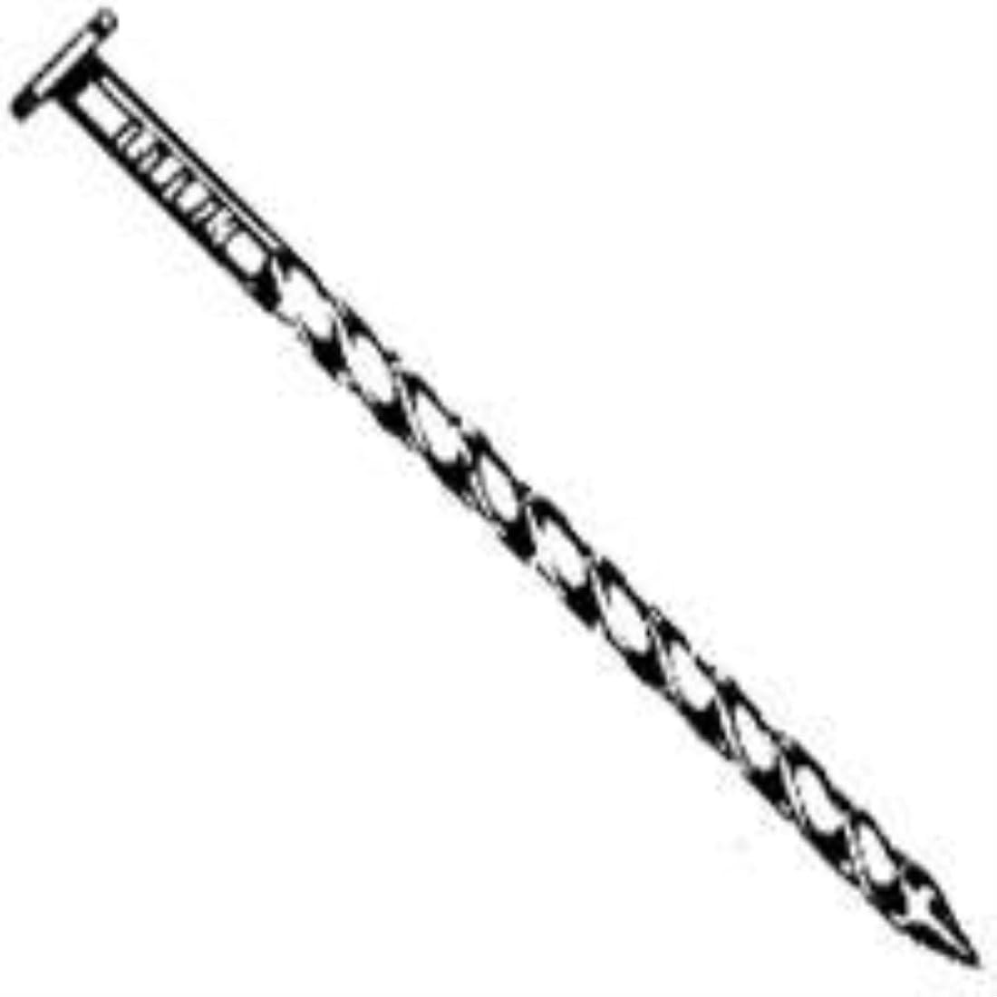 H530s050 Post Frame Pole Barn Nail, Bright, 60d X 6", 50 Lb